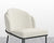 [Good] Angelo Dining Chair - Black - Angelo - Chatou Bouclé - Pearl [Local delivery only in New York/New Jersey] - The Return Company
