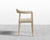 [New - openbox] Round Chair - Woven - Seat Color - Natural Seat Cord - Natural [Local delivery only in New York/New Jersey] - The Return Company