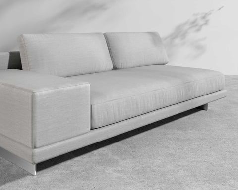 [Fair] Dresden Outdoor Armless Sofa(without armrest) - Outdoor Fabric - Encino [Local delivery only in New York/New Jersey] - The Return Company