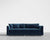 [Good] Milo Sleeper Sofa - Plush Velvet - Cobalt - 98’ [Local delivery only in New York/New Jersey] - The Return Company