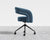 [Like New] Mia Office Chair - White - Casters - Plush Velvet - Solstice 2022 [Local delivery only in Chicago] - The Return Company