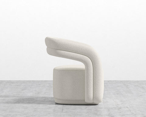 [Like New] Mia Lounge Chair - Chatou Bouclé - Pearl [Local delivery only in San Diego] - The Return Company