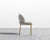 [New] Angelo Dining Chair - Brass - Angelo - Venice Vegan Suede - Chiffon [Local delivery only in San Francisco] - The Return Company