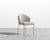 [New] Angelo Dining Chair - Brass - Angelo - Venice Vegan Suede - Chiffon [Local delivery only in San Francisco] - The Return Company