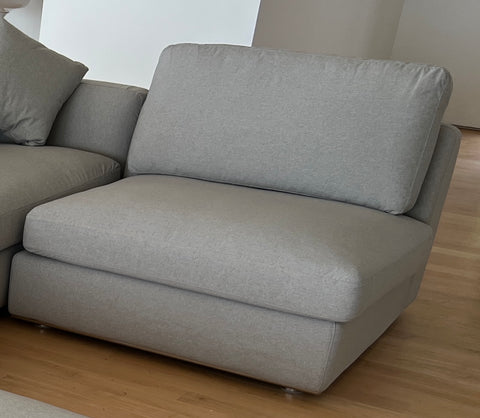 [New] Milo 1-Seater - Armless - Modern Felt - Malmo [Local delivery only in Los Angeles] - The Return Company