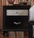 [New] Coaster Furniture Barzini 2 Drawer Nightstand in Black 200892 [Local delivery only in Dallas - The Return Company