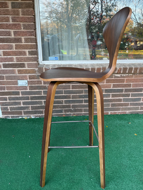 [New - openbox] Norman Barstool - Walnut [Local delivery only in Dallas] - The Return Company