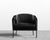 [Good] Angelo Lounge Chair - Black - Angelo - Vintage Velvet - Black [Local delivery only in Seattle] - The Return Company