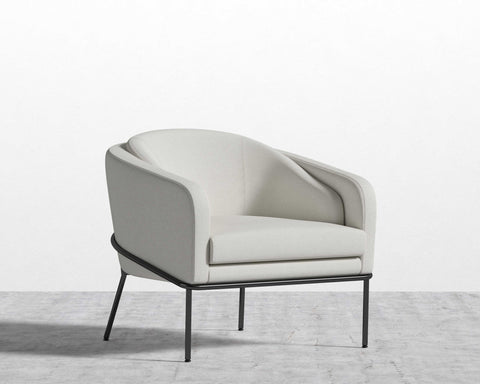 [New - openbox] Angelo Lounge Chair - Black - Angelo - Modern Felt - Alesund [Local delivery only in Boston] - The Return Company