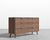 [New - openbox] Asher Wide Dresser - Walnut Veneer [Local delivery only in Dallas] 🏡 - The Return Company