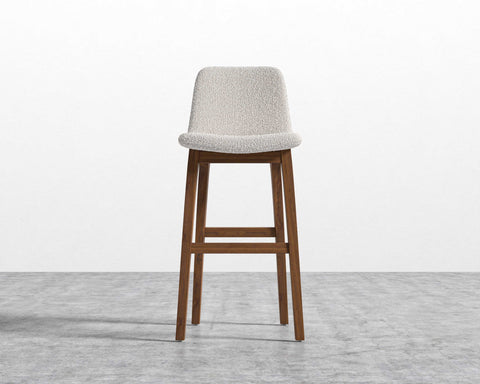 [New] Aubrey Barstool- Pearl-Walnut Stain [Local delivery only in Dallas] - The Return Company