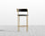 [New] Ava Counter Stool - Vintage Velvet - Black [Local delivery only in San Francisco] - The Return Company