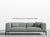 [Good] Finley Sofa - Black Stainless Steel-Vintage Velvet: Solstice [Local delivery only in Austin] - The Return Company
