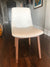 [New] Aubrey Side Chair - Monaco Cream, Base Options: Walnut Stain [Available only in Chicago] - The Return Company