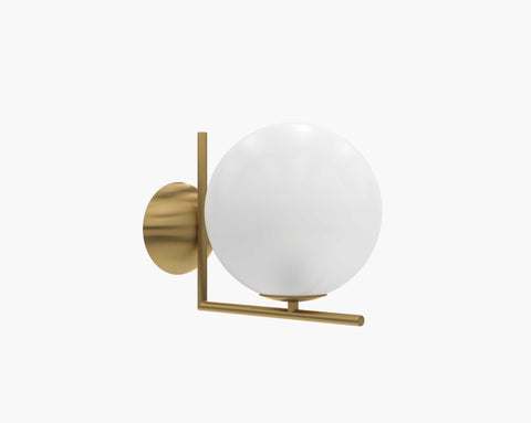 [Unused - openbox] Iris Sconce - Brass Finish [Local delivery only in Austin] 🏡 - The Return Company