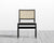 [Unused - openbox] Javert Side Chair (2pcs) - Ebony w/ Pale Cane - Chatou Bouclé - Pearl [Local delivery only in Chicago] 🏡 - The Return Company