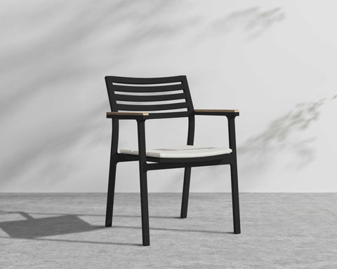 [Good] Linnea Outdoor Dining Chair - Outdoor Frame - White - Palisades [Local delivery only in Seattle] - The Return Company