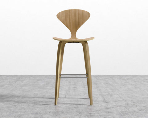 [New - openbox] Norman Barstool - Natural Oak [Local delivery only in Austin] - The Return Company