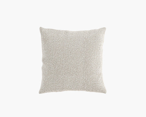 [Good] Large Throw Pillow - Chatou Bouclé - Pearl [Local delivery only in Austin] - The Return Company