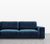 [New] Left-Hand-Facing Noah Sectional - 2 Seater, Cobalt [Available only in New York/New Jersey] - The Return Company