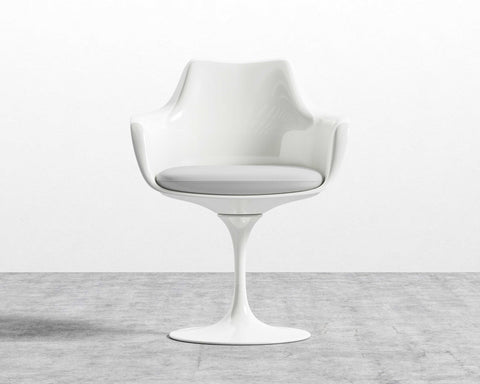 [New] Tulip Armchair - White [Local delivery only in San Francisco] - The Return Company