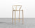 [Unused - openbox] Wishbone Barstool - Seat Color - Natural Seat Cord - Natural [Local delivery only in New York/New Jersey] - The Return Company