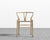 [New - openbox] Wishbone Chair - Seat Color - Natural Seat Cord - Natural [Local delivery only in Austin] - The Return Company