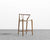 [Unused - openbox] Wishbone Counter Stool - Seat Color - Natural Seat Cord - Walnut Stain [Local delivery only in Austin] - The Return Company
