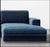 [New] Right-Hand-Facing Noah Sectional - Chaise, Cobalt [Available only in New York/New Jersey] - The Return Company